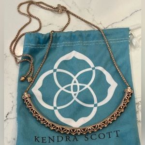 Kendra Scott adjustable necklace / choker in rose gold